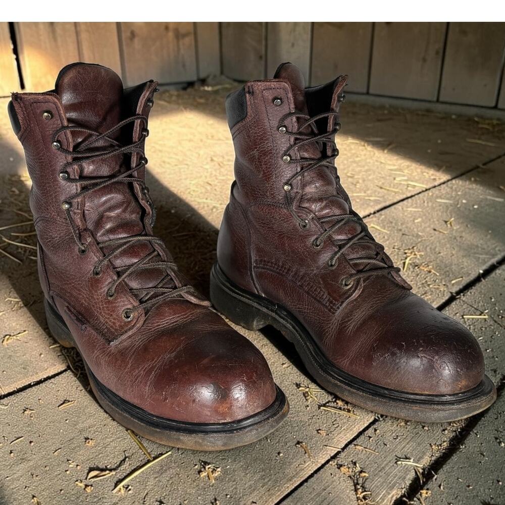 RED WING Steal Toe Boots 6" High Style 2408 - Mens 10
